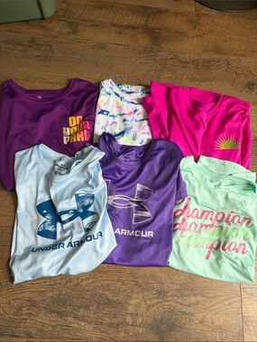 Bundle of active wear shirts